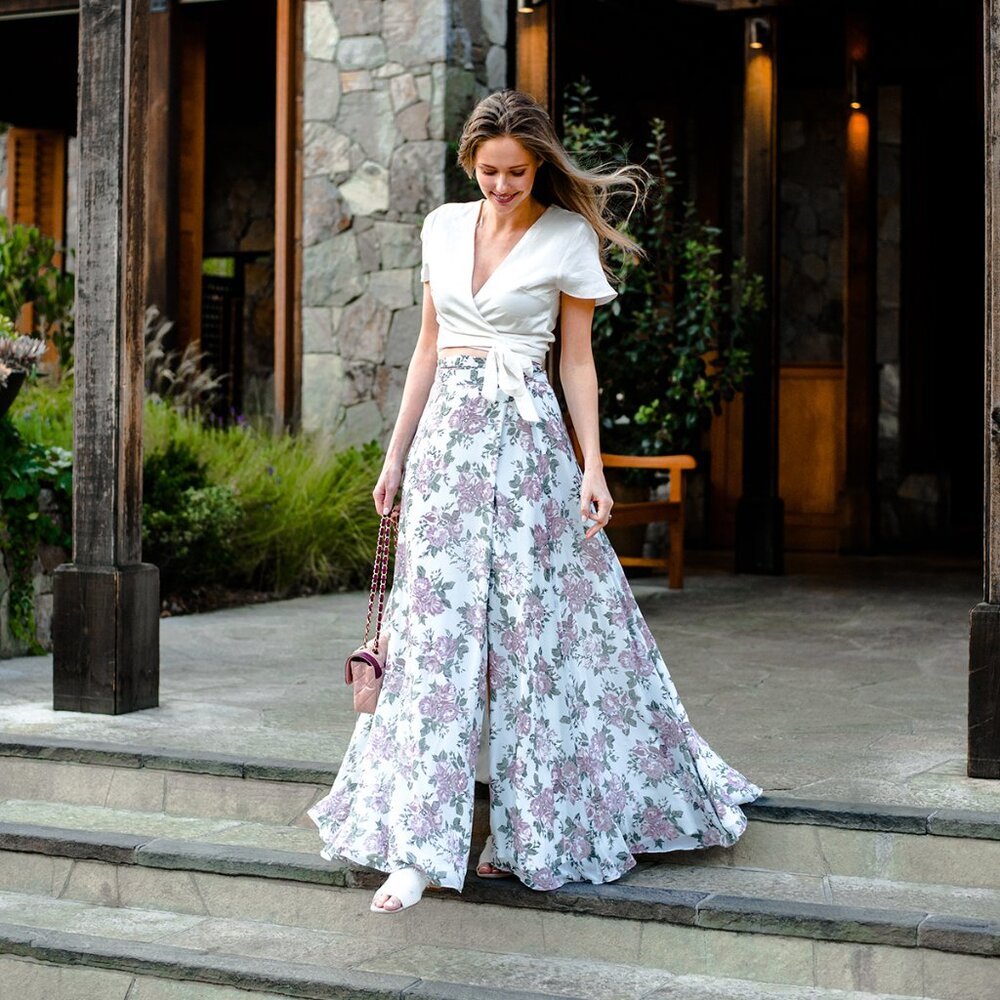 Lovers and Friends Floral Hydra Maxi Skirt Size S